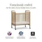 Culla Mini in Metallo Convertibile 3-in-1 Abigail