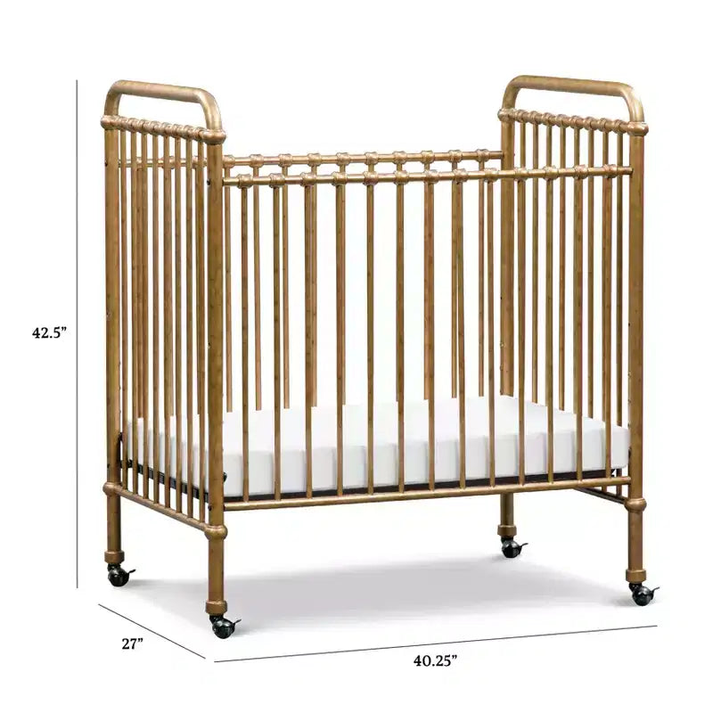 Culla Mini in Metallo Convertibile 3-in-1 Abigail
