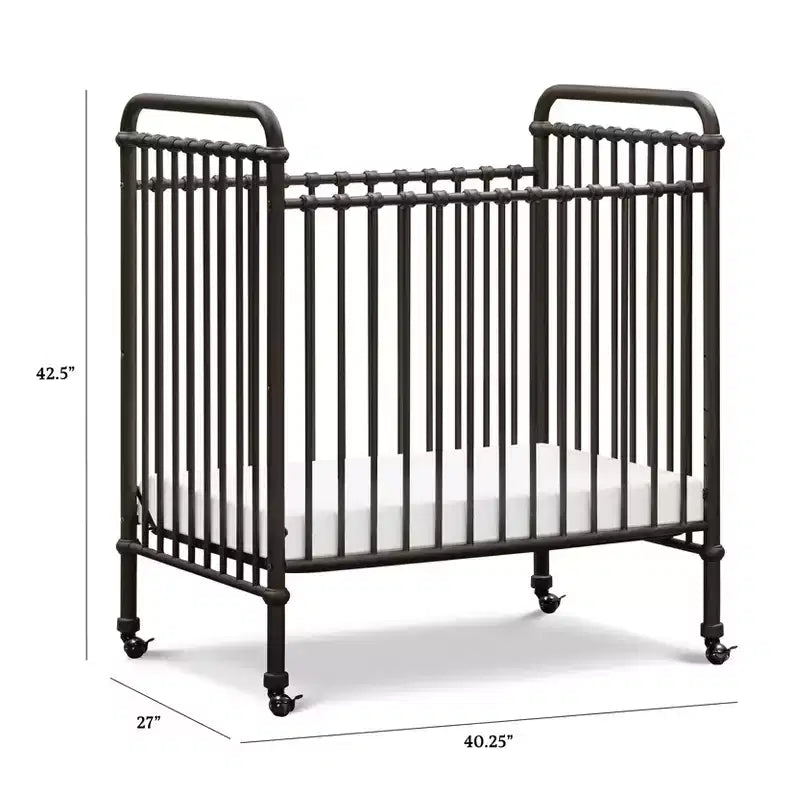 Culla Mini in Metallo Convertibile 3-in-1 Abigail