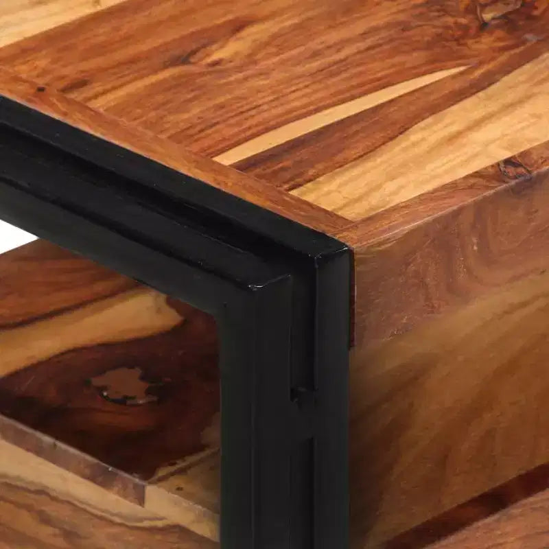 Mobile TV Legno naturale, nero