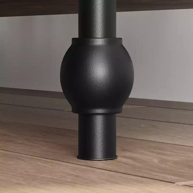 Tavolino da divano stretto 43, Tavolino da console con spazio di archiviazione, Tavolino stretto da ingresso a 3 livelli con ripiani, Tavolino laterale industriale in legno, per camera da letto