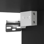 Mobile bagno con mensola 4 pz in legno multistrato, stile moderno