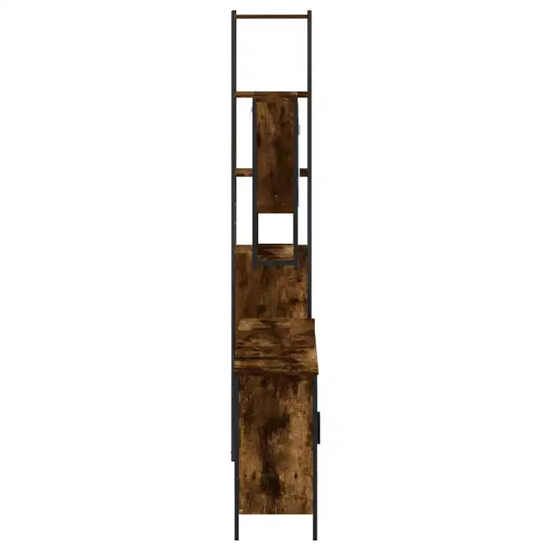 Mobile bagno con mensola 4 pz in legno multistrato, stile moderno