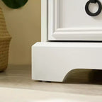 Comò moderno a 6 cassetti, cassettiera alta con maniglia facile da tirare, per camera da letto o corridoio
